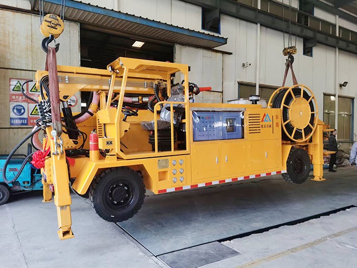 疫情防控不松懈，柴油機(jī)礦用混凝土濕式噴射車正常發(fā)貨！